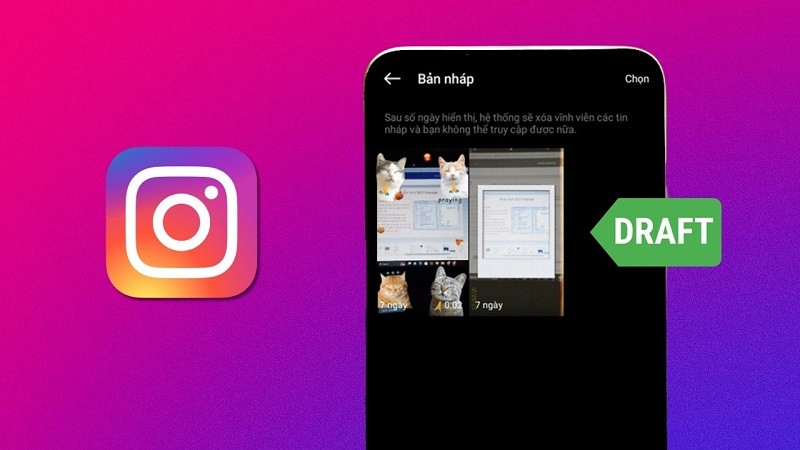 Tìm bản nháp bài đăng Instagram vô cùng đơn giản Tìm bản nháp bài đăng Instagram vô cùng đơn giản