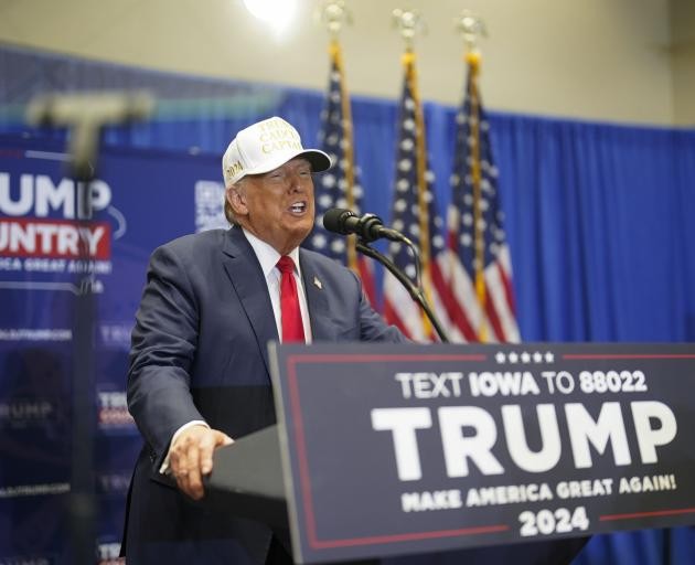 Bầu cử Mỹ 2024: 'Phát súng lệnh' ở Iowa, phép thử hay là 'liều thuốc' tăng lực của cựu Tổng thống Donald Trump? (Gett Images)