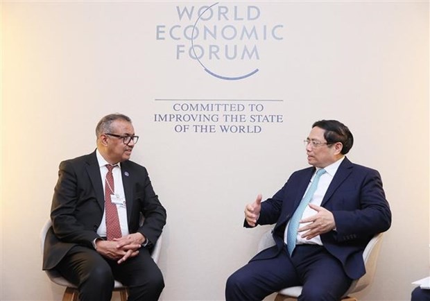PM Pham Minh Chinh busy with bilateral meetings on WEF-54 occasion in Davos