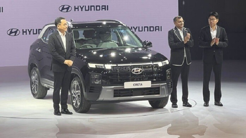 Cận cảnh Hyundai Creta 2024 vừa ra mắt tại Ấn Độ, giá từ 324 triệu đồng