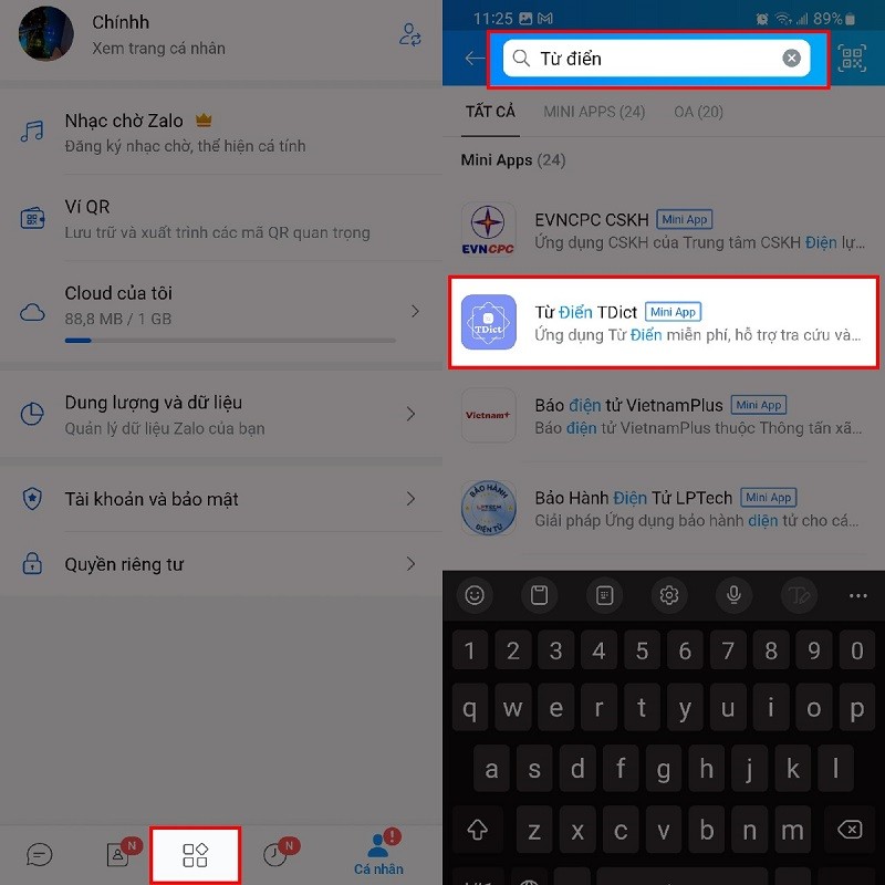 Cách dùng từ điển miễn phí trên Zalo siêu tiện lợi mà bạn nên biết