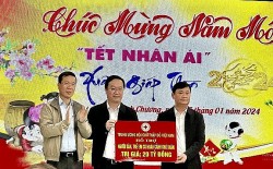 Chủ tịch nước Võ Văn Thưởng dự Chương trình 'Tết Nhân ái' tại tỉnh Nghệ An