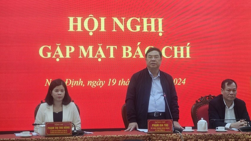 Nam Định sẽ công bố quy hoạch tỉnh và tổ chức Hội nghị xúc tiến đầu tư trong năm 2024
