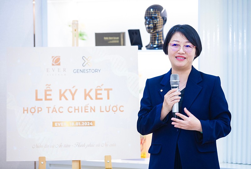 Bà Trần Thị Thanh Thủy – Giám đốc kinh doanh Genestory chia sẻ.