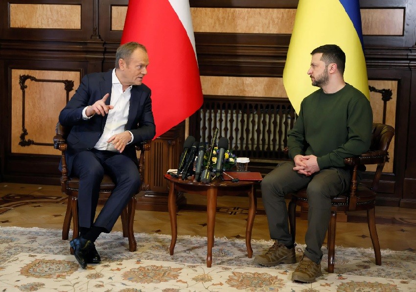 Thủ tướng Ba Lan đến Ukraine, Kiev tỏ lòng quyết tâm giải quyết căng thẳng song phương. (Nguồn: Reuters)