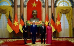 Lễ đón chính thức Tổng thống Đức Frank-Walter Steinmeier và Phu nhân thăm cấp Nhà nước tới Việt Nam