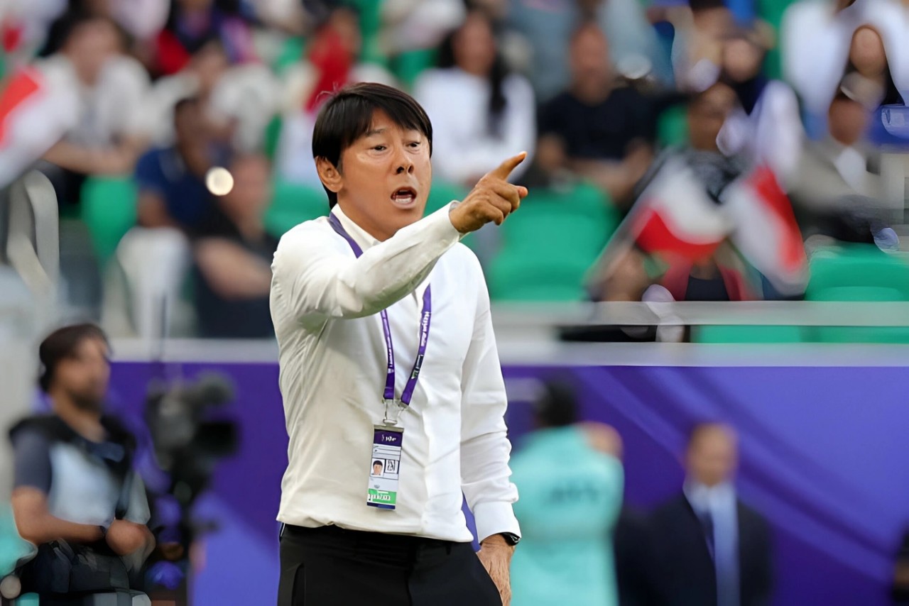 HLV Shin Tae Yong muốn đội tuyển Indonesia đánh bại Australia để gặp Hàn Quốc ở vòng tứ kết Asian Cup 2023. (Nguồn: Getty)