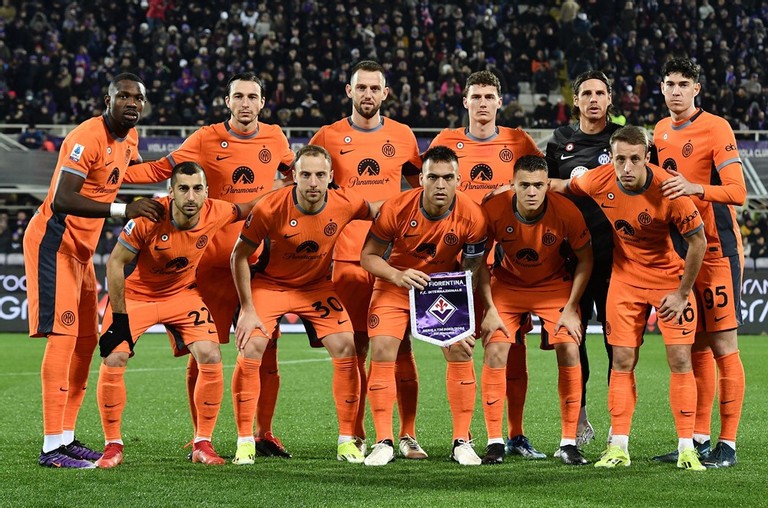 Đội hình xuất phát của Inter Milan trong trận đấu làm khách trên sân Fiorentina.