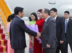 Tổng thống Philippines đến Hà Nội, bắt đầu chuyến thăm cấp Nhà nước tới Việt Nam