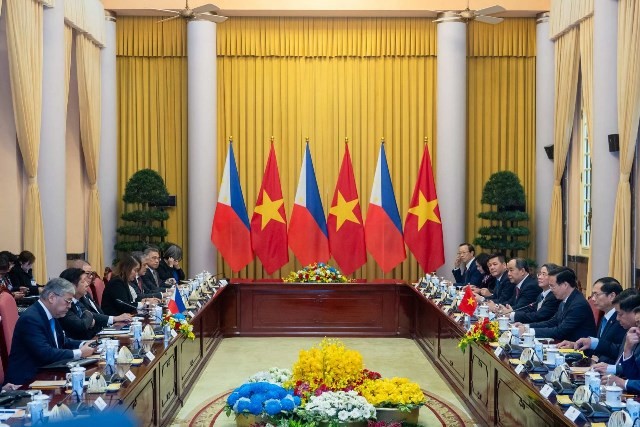 Welcome ceremony held for Philippine President Ferdinand Romualdez Marcos Jr. in Hanoi