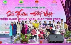 NSƯT Hương Giang để lại những ấn tượng đặc biệt qua Chương trình Nghệ thuật ‘Sắc Xuân Đất Việt 2024’