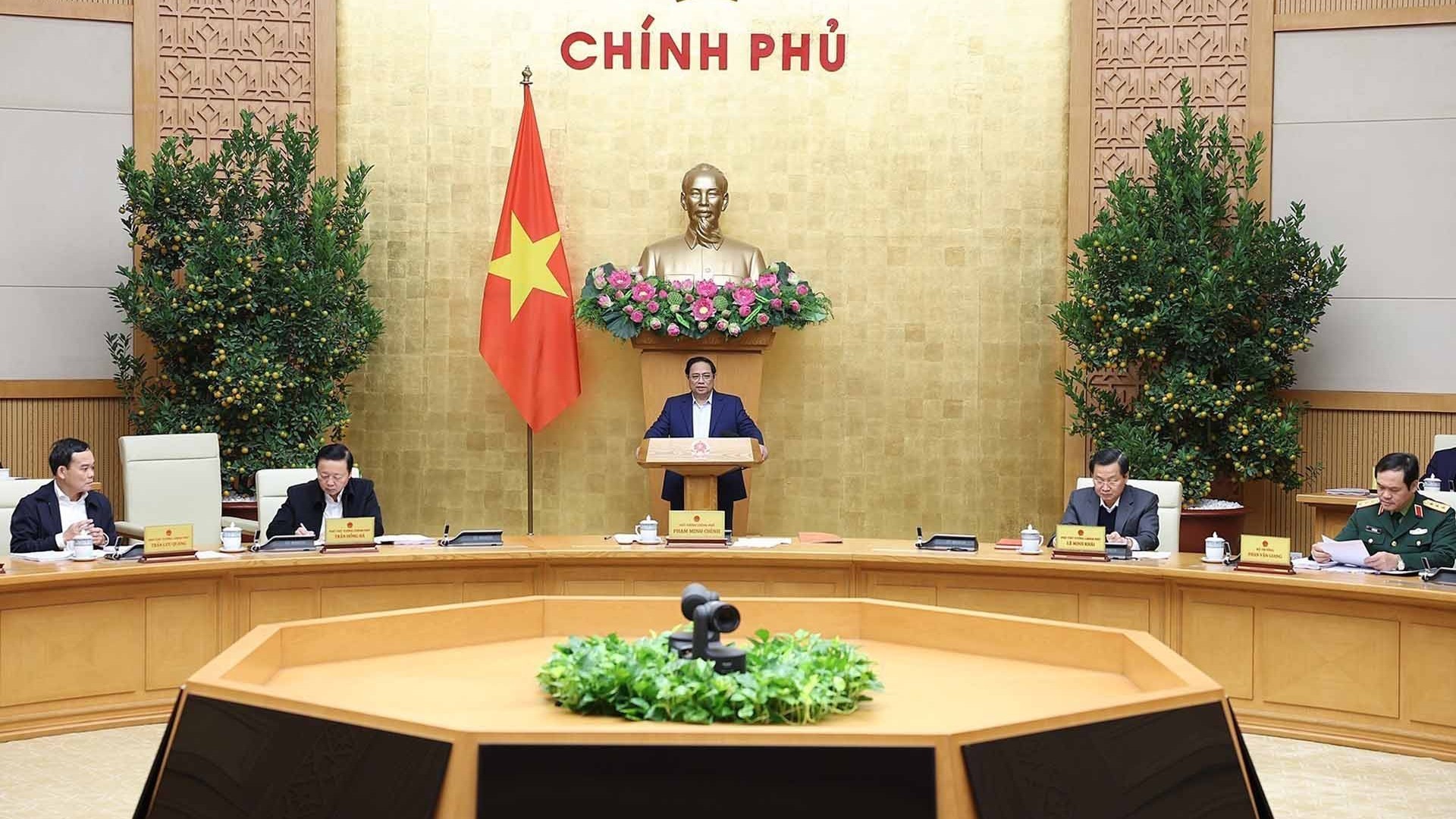 Thủ tướng Phạm Minh Chính chủ trì phiên họp Chính phủ thường kỳ tháng 1/2024