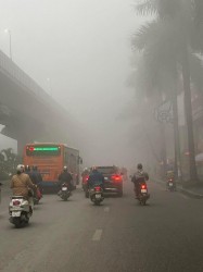 Hà Nội: Cảnh báo tình trạng ô nhiễm không khí ở mức rất nguy hại cho sức khỏe