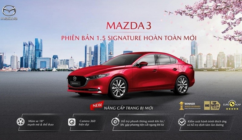 Mazda 3 1.5 Signature vừa được bổ sung tại Việt Nam.