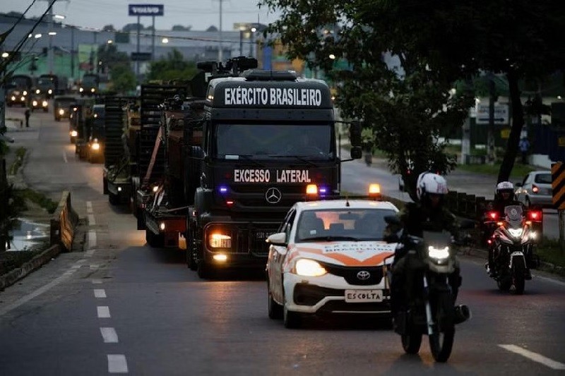 Nhận định nguy cơ đụng độ Venezuela-Guyana 'khó xảy ra', Brazil vẫn điều quân đến biên giới phía Bắc. (Nguồn: Reuters)