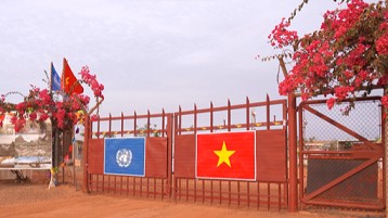 Không khí chuẩn bị Tết của Bệnh viện dã chiến Việt Nam tại Nam Sudan