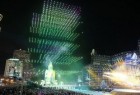 Lễ hội ánh sáng được trình diễn bằng thiết bị bay không người lái trong đêm giao thừa tại Hà Nội