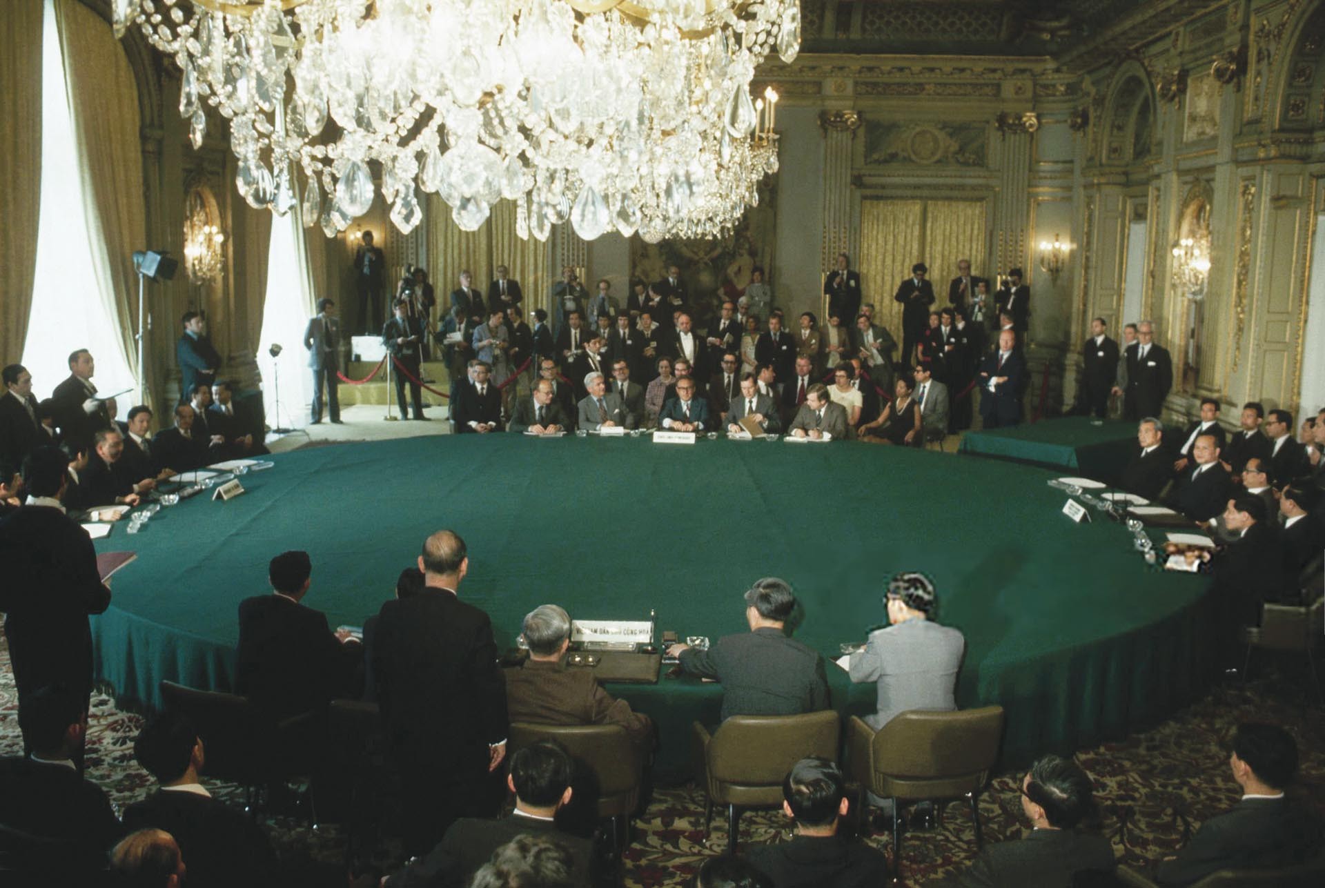 Hội nghị bốn bên tại Paris năm 1973. (Nguồn: Getty Images)