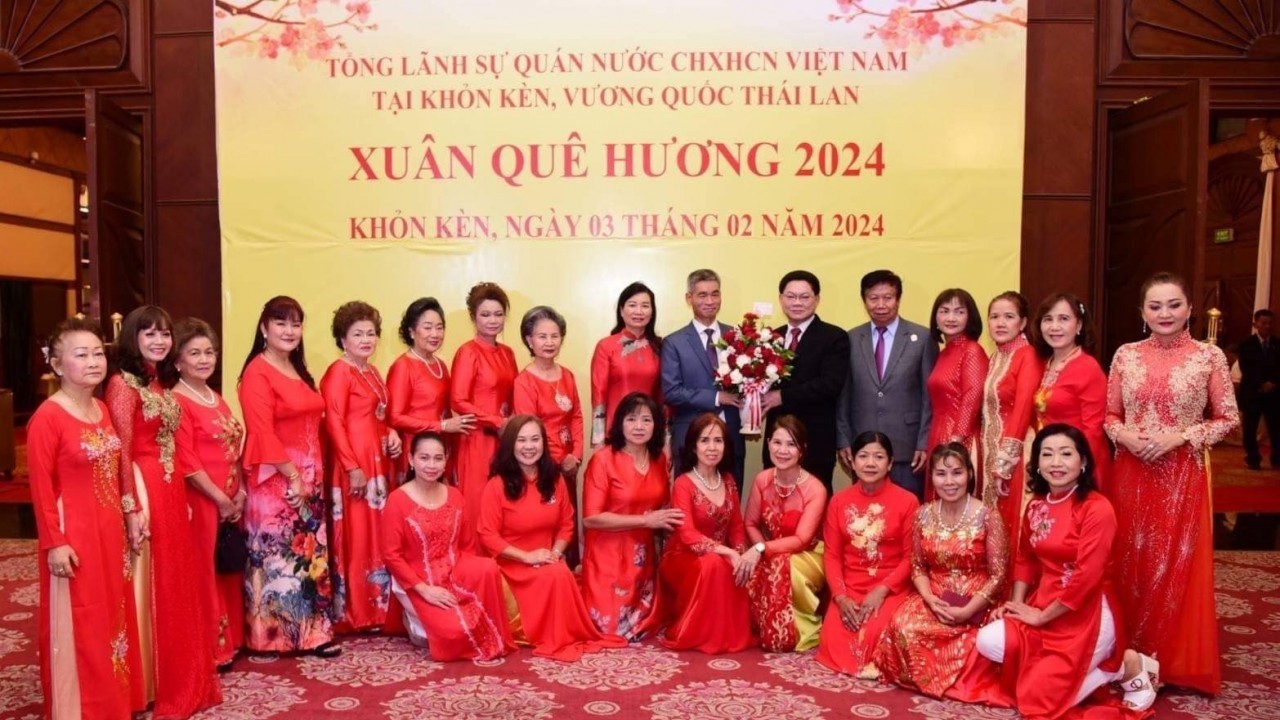 Xuân Quê hương 2024: Kiều bào tại Đông Bắc Thái Lan phấn khởi mừng Tết cổ truyền