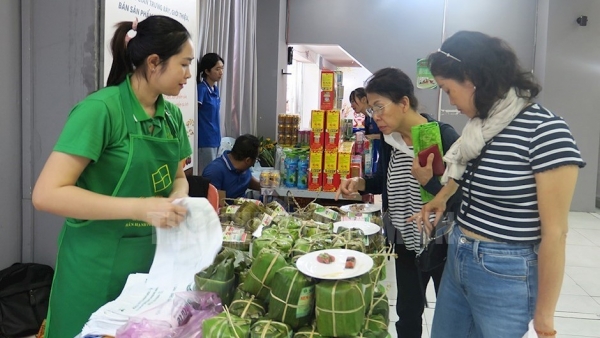 Tet favourites put for sale at in HCM City fair - 'Tet Xanh – Qua Viet 2024'