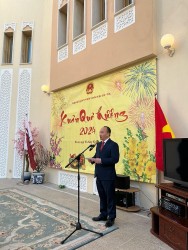 Đại sứ quán Việt Nam tại Qatar gặp gỡ thân mật tại chương trình Xuân Quê hương 2024