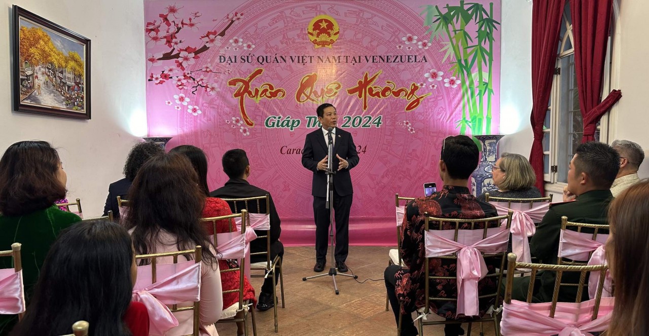 Đại sứ quán Việt Nam tại Venezuela tổ chức chương trình Tết cộng đồng Việt Nam 2024