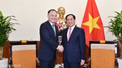 Bộ trưởng Ngoại giao Bùi Thanh Sơn tiếp Trợ lý Bộ trưởng Bộ Ngoại giao Trung Quốc Nông Dung