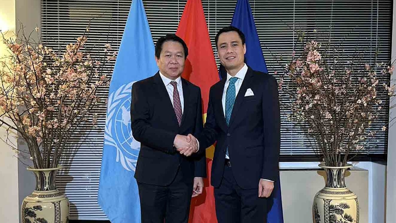 Phái đoàn Lào và Campuchia tại Liên hợp quốc chúc mừng Việt Nam nhân dịp Tết Nguyên đán Giáp Thìn 2024