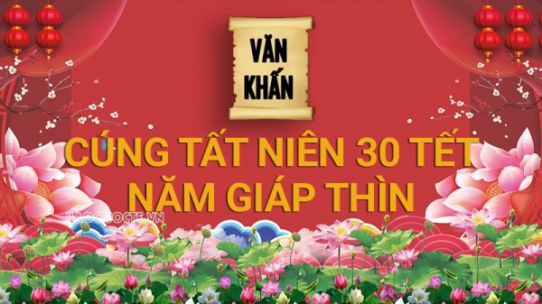 3. Bài cúng 30 Tết trong nhà