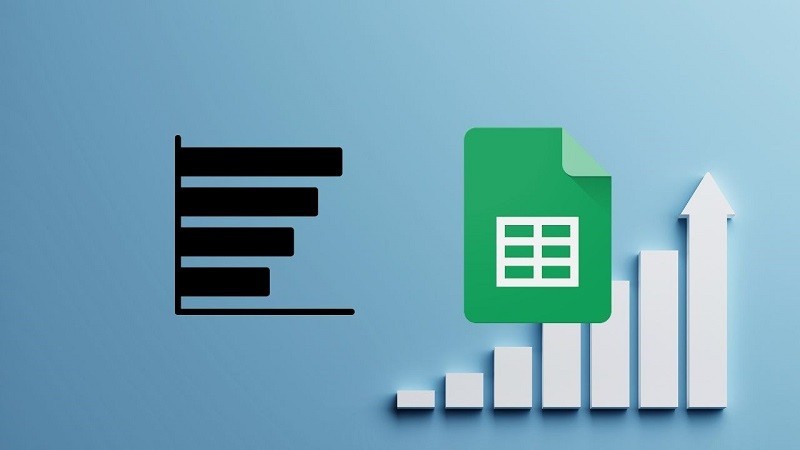 Vẽ biểu đồ thanh ngang trong Google Sheets với vài bước đơn giản