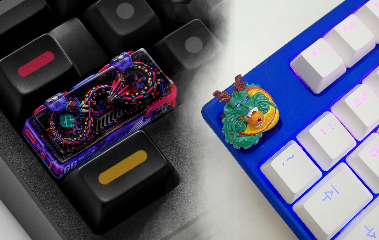 Keycap rồng được xem là món đồ công nghệ hấp dẫn cho năm Giáp Thìn. (Nguồn: Vietnamnet)