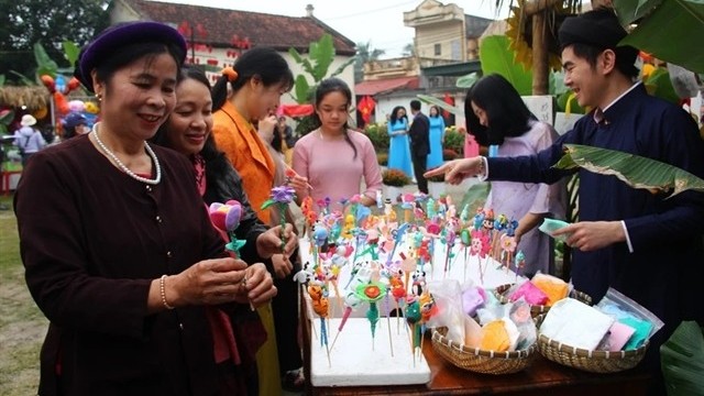 Tet celebrated in Dong Son ancient village