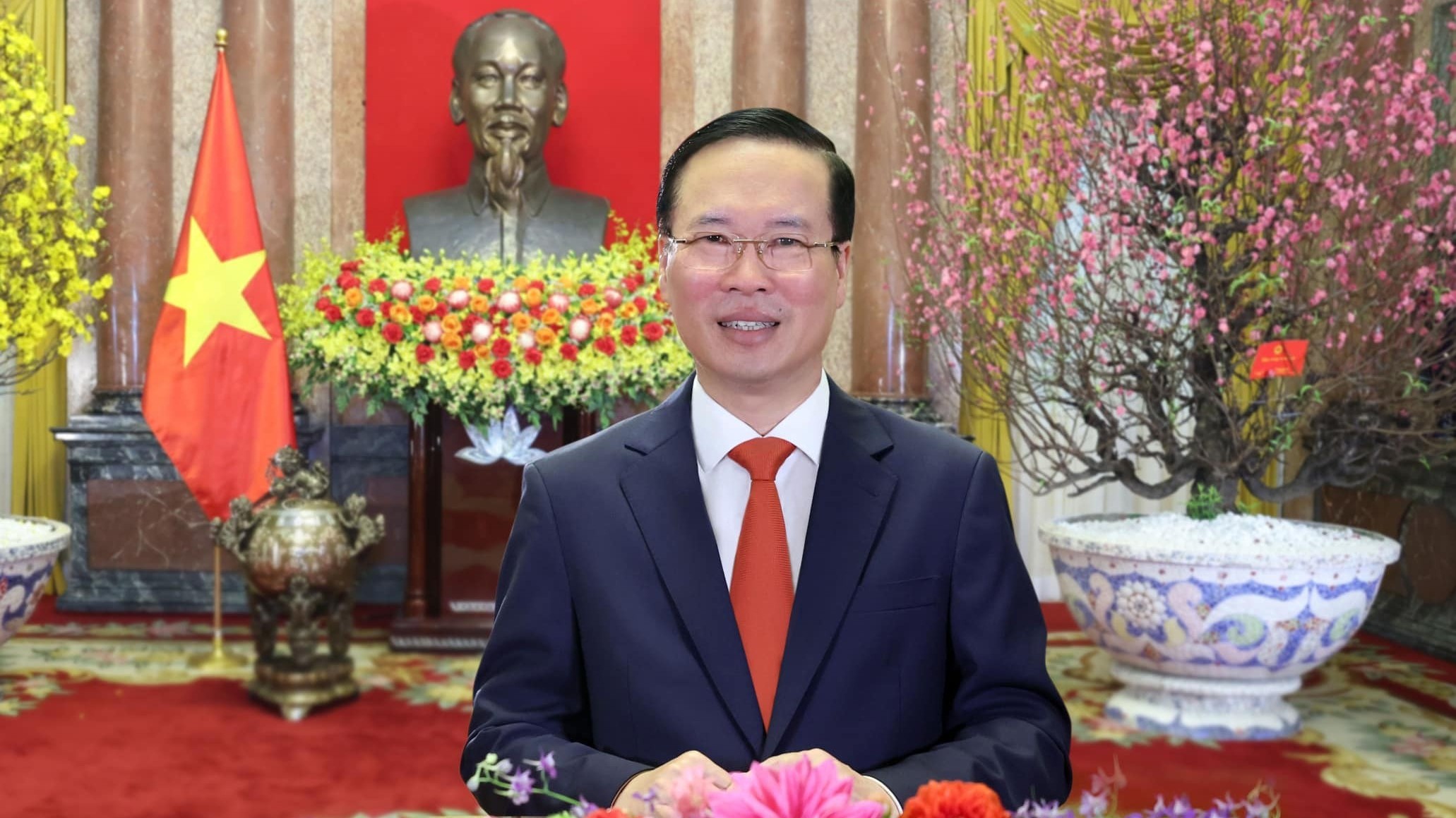 Chủ tịch nước Võ Văn Thưởng chúc Tết Giáp Thìn 2024