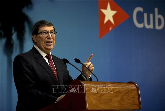 Bộ trưởng Ngoại giao Cuba Bruno Rodríguez Parrilla. Ảnh tư liệu: AFP