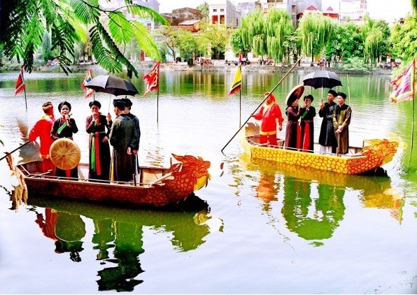 Dân ca Quan họ Bắc Ninh được UNESCO tôn vinh là di sản văn hóa phi vật thể đại diện của nhân loại. (Nguồn: Tienphong)