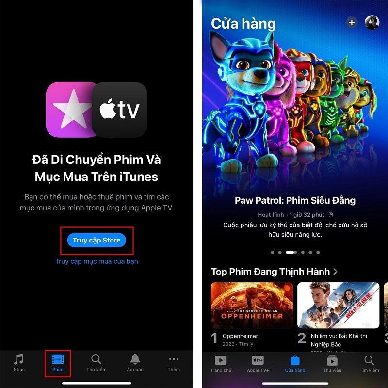 Cách mua phim trên Apple TV bằng iTunes Store đơn giản, nhanh chóng