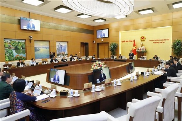 NA Standing Committee convenes 30th meeting in Hanoi