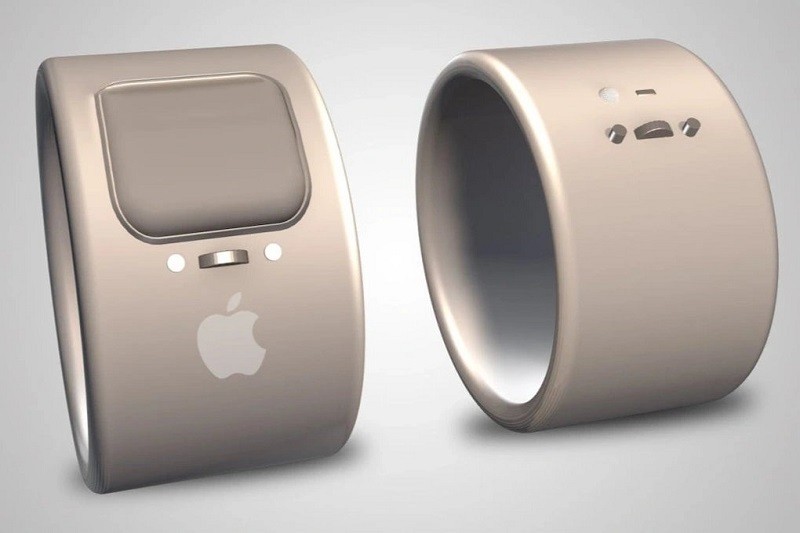 Bản dựng mẫu nhẫn thông minh Apple Ring với màn hình cảm ứng