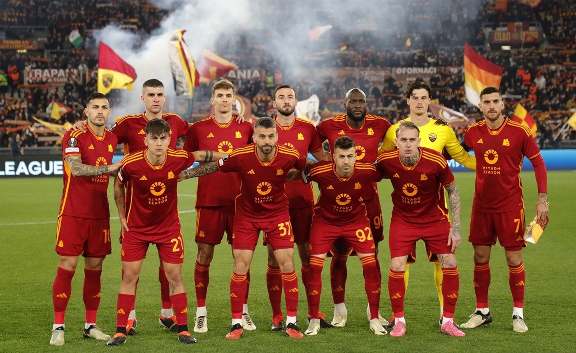 Đội hình xuất phát của chủ nhà AS Roma.