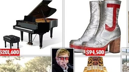 Christie’s tổ chức bán đấu giá bộ sưu tập đồ dùng cá nhân của danh ca Elton John
