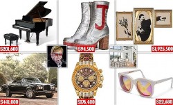 Christie’s tổ chức bán đấu giá bộ sưu tập đồ dùng cá nhân của danh ca Elton John