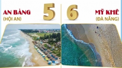 Bãi biển An Bàng-Hội An và Mỹ Khê-Đà Nẵng lọt top 10 bãi biển đẹp nhất châu Á