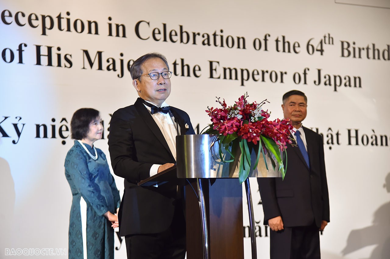 Điểm lại những đóng góp to lớn của Đại sứ Đoàn Xuân Hưng vào việc thúc đẩy quan hệ hai nước, Đại sứ Yamada Takio nhấn mạnh, Đại sứ Đoàn Xuân Hưng đã đóng góp to lớn trong quá trình đàm phán tiến đến ký kết Hiệp định Hiệp định Đối tác Kinh tế Việt Nam - Nhật Bản năm 2008.