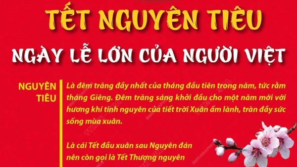 Rằm tháng Giêng - Tết Nguyên tiêu, ngày lễ lớn của người Việt