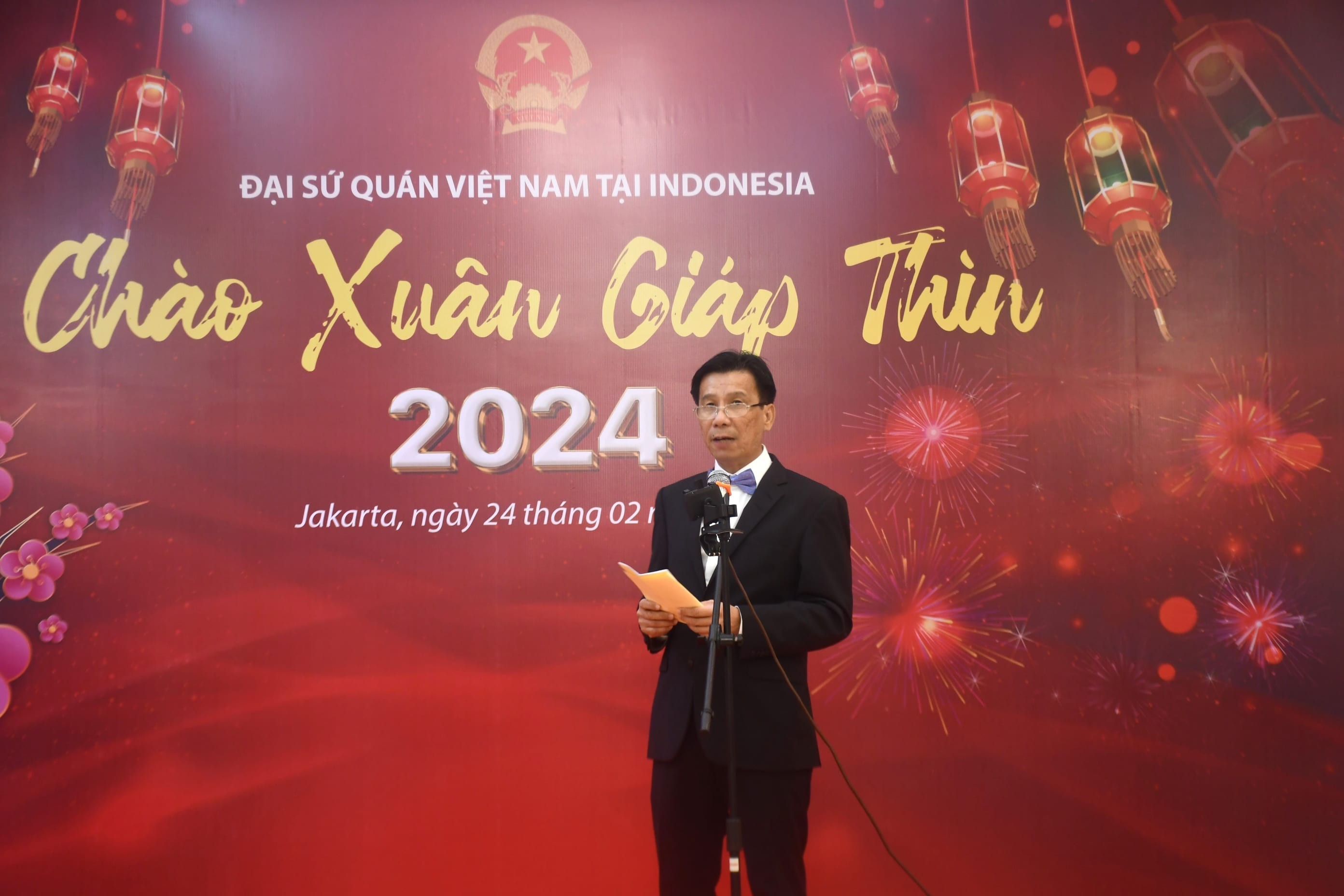 Người Việt ở Indonesia gặp mặt, đón Xuân Giáp Thìn 2024