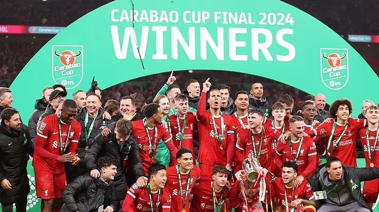 Van Dijk ghi bàn thắng duy nhất, Liverpool vô địch Carabao Cup 2024
