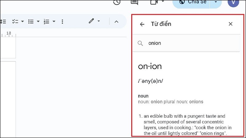 Cách sử dụng từ điển trong Google Docs cực hay mà bạn nên biết