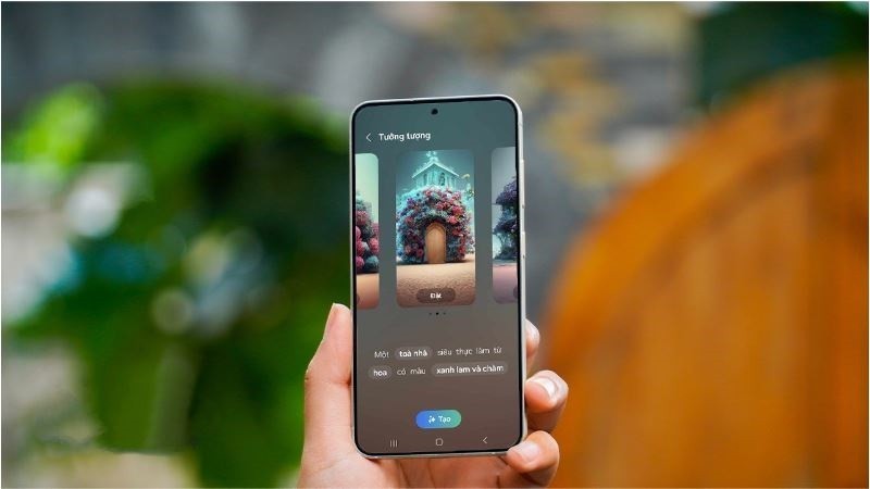Cách tạo hình nền AI trên điện thoại Samsung cho ra những tác phẩm độc đáo