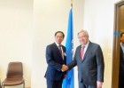Bộ trưởng Ngoại giao Bùi Thanh Sơn gặp Tổng thư ký Liên hợp quốc Antonio Guterres