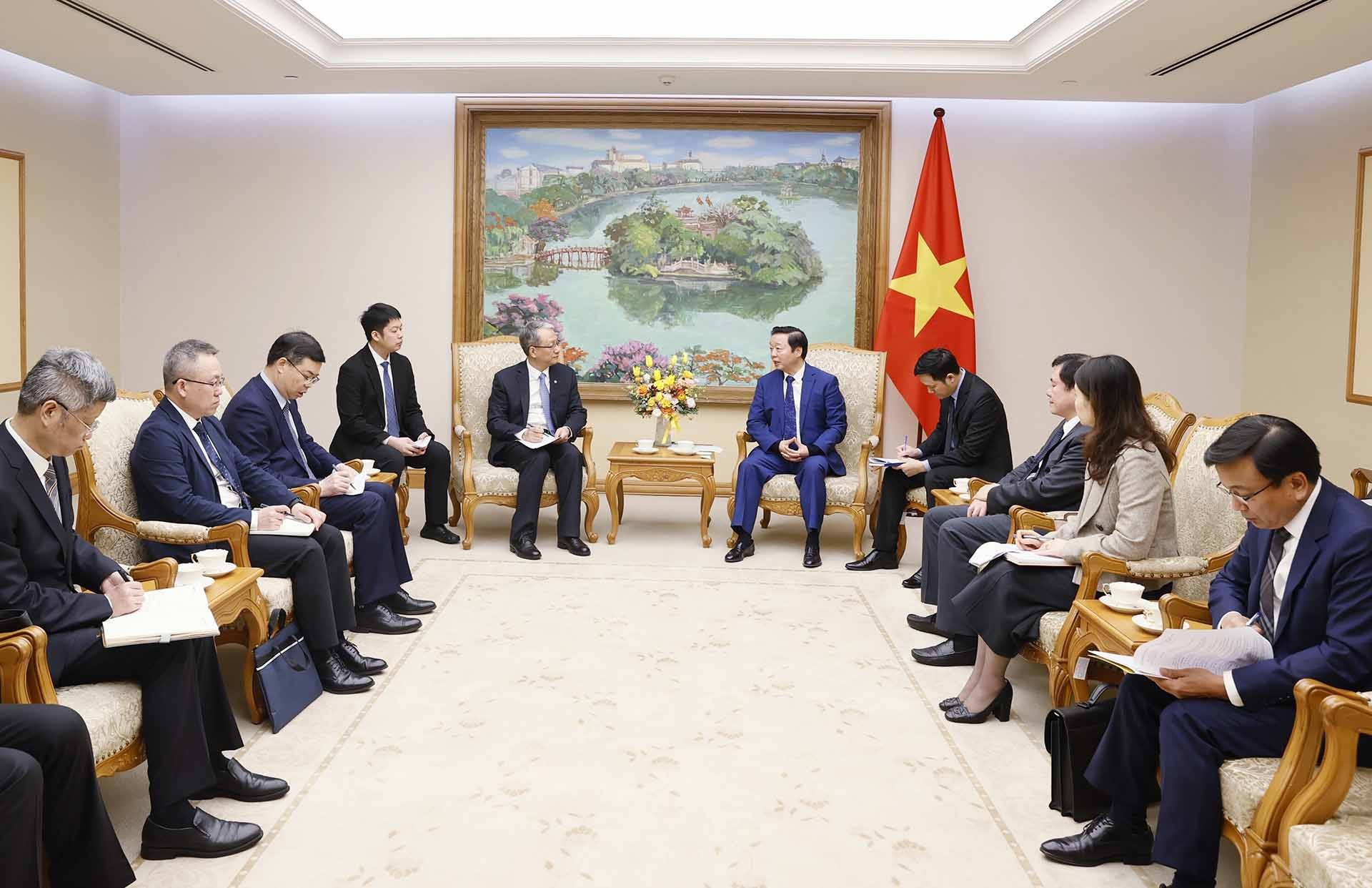 Phó Thủ tướng Trần Hồng Hà tiếp lãnh đạo Tập đoàn Power China